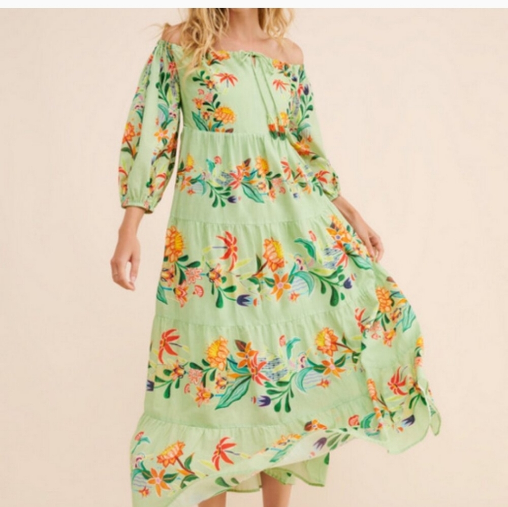 Farm Rio Tiered Mididress - Picture 11 of 11